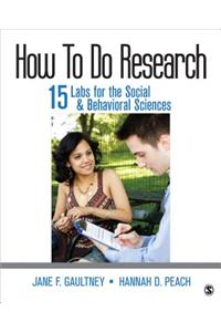 How to Do Research