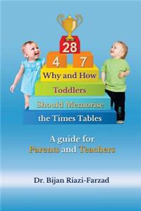 Why and How Toddlers Should Memorise the Times Tables