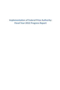 Implementation of Federal Prize Authority