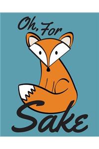 Oh, For Fox Sake Dot-Grid Notebook