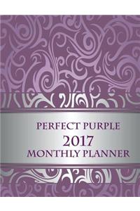 Perfect Purple 2017 Monthly Planner