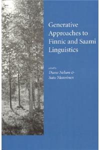 Generative Approaches to Finnic and Saami Linguistics, Volume 148