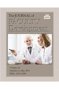 The Journal of Faculty Development: Volume 25, Number 2, May 2011