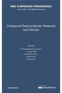 Compound Semiconductor Materials and Devices: Volume 1635