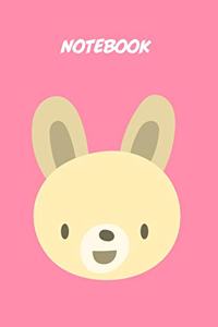 Baby rabbit kids Notebook [Lined] [6x9] [110 pages]