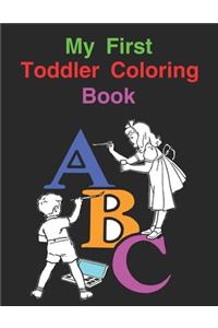 My First Toddler Coloring Book