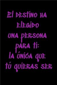 El destino ha elegido una persona para ti