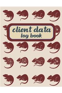 Client data log book