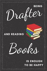 Drafter & Reading Books Notebook