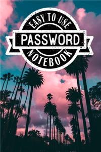 Easy to Use Password Notebook