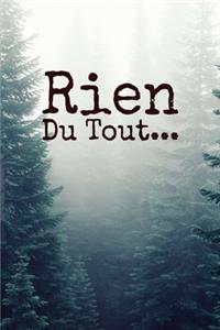 Rien du tout