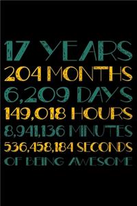 17 Years Of Being Awesome