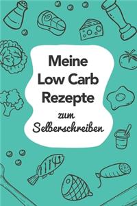 Meine Low Carb Rezepte zum Selberschreiben