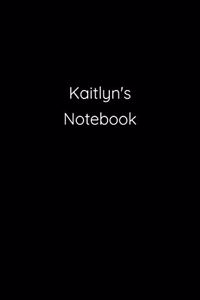 Kaitlyn's Notebook