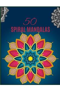 50 Spiral Mandalas
