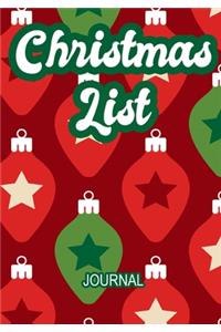 Christmas List Journal