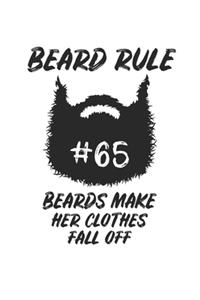Beard Rule #65 Beards make her Clothes fall off