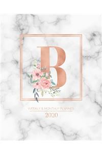 Weekly & Monthly Planner 2020 B
