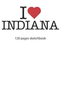 I love Indiana sketchbook