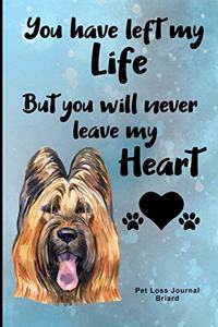 Pet Loss Journal Briard