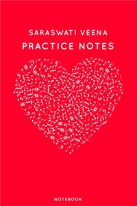 Saraswati veena Practice Notes