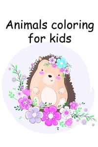 Animals coloring for kids