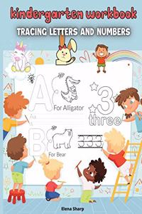 Kindergarten Workbook Tracing Letters And Numbers