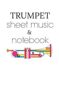 Trumpet Sheet Music & Notebook