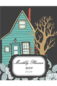 Monthly Planner 2019 8.5 x 11