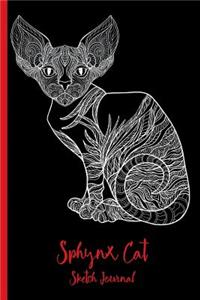 Sphynx Cat Sketch Journal