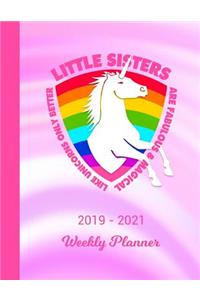 2019 - 2021 Weekly Planner