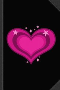 Pink Heart Valentine Journal Notebook
