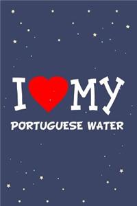 I Love My Portuguese Water Dog Breed Journal Notebook