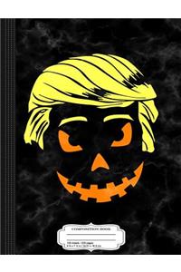 Halloween Trumpkin Jack-O-Lantern Composition Notebook