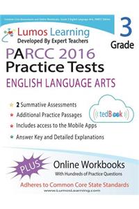 Common Core Assessments and Online Workbooks: Grade 3 Language Arts and Literacy, Parcc Edition: Common Core State Standards Aligned