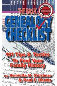 The Basic Genealogy Checklist