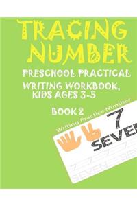 *TRACING NUMBERS*Preschoolers Practice Writing Numbers Workbook, Kids AGES 3-5*