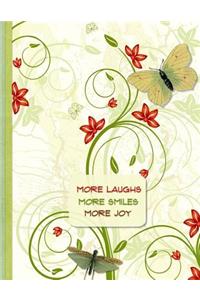 Dot Grid Bullet Journal 8.5 x 11 Floral Soft Cover 150 pages