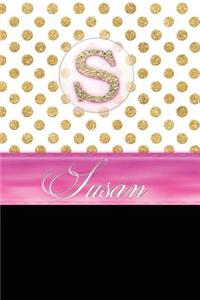 Susan: Personalized Lined Journal Diary Notebook 150 Pages, 6 X 9 (15.24 X 22.86 CM), Durable Soft Cover