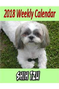 2018 Weekly Calendar Shih Tzu
