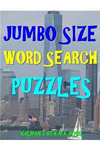 Jumbo Size Word Search Puzzles