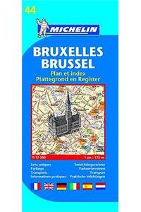 Brussels - Michelin City Plan 44