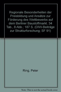 Regionale Besonderheiten Der Preisbildung Und Ansatze Zur Forderung Des Wettbewerbs Auf Dem Berliner Baustoffmarkt