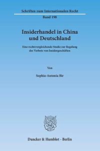 Insiderhandel in China Und Deutschland