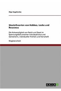 Staatstheorien von Hobbes, Locke und Rousseau