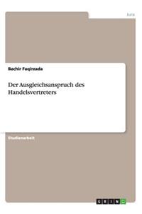 Der Ausgleichsanspruch des Handelsvertreters