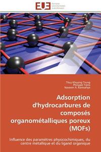 Adsorption d'hydrocarbures de composés organométalliques poreux (mofs)
