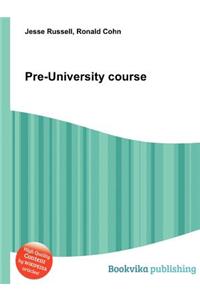 Pre-University Course