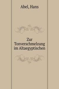 Zur Tonverschmelzung im Altaegyptischen