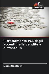 trattamento IVA degli acconti nelle vendite a distanza in